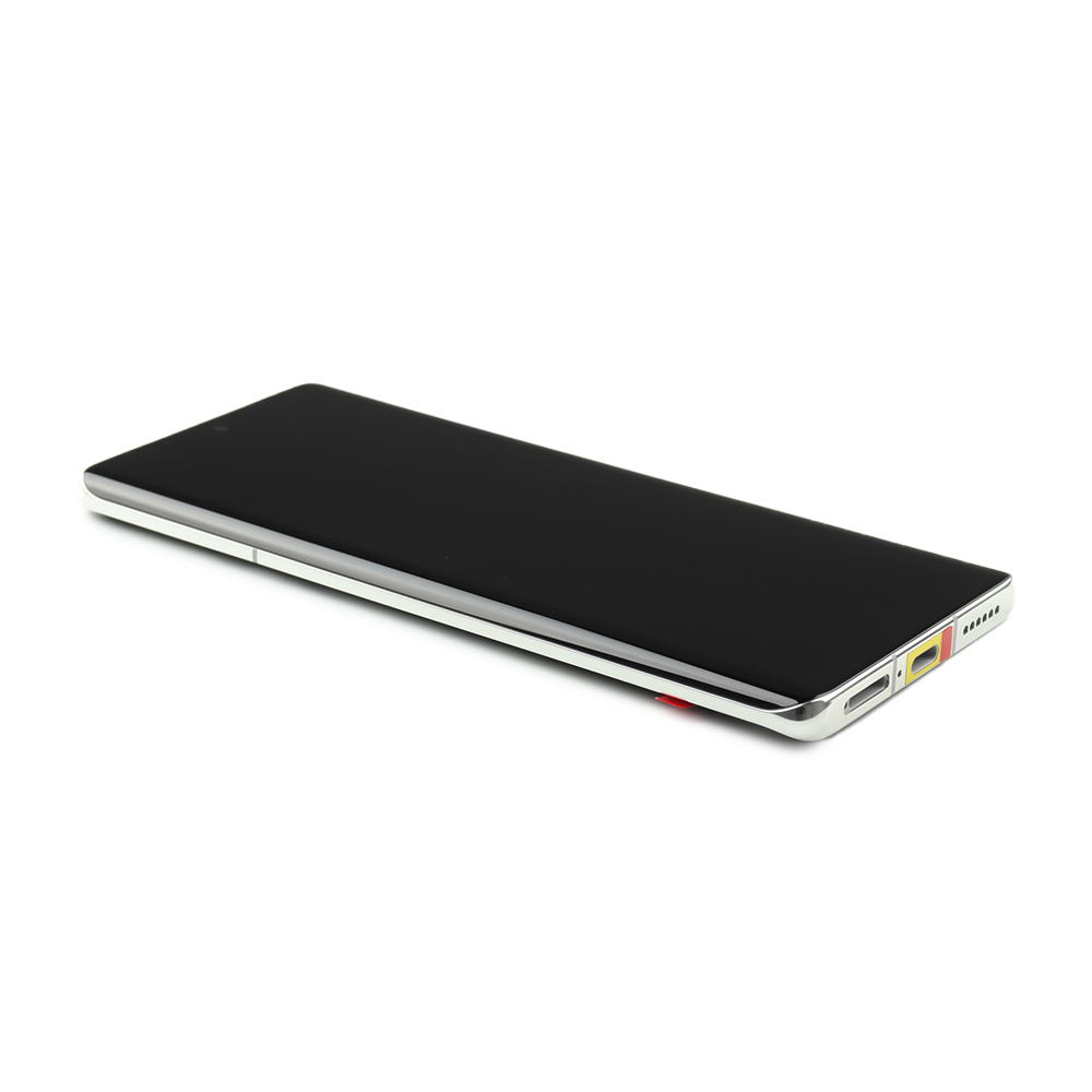 Display Complete with Housing and Battery For Huawei P50 Pro White Service Pack