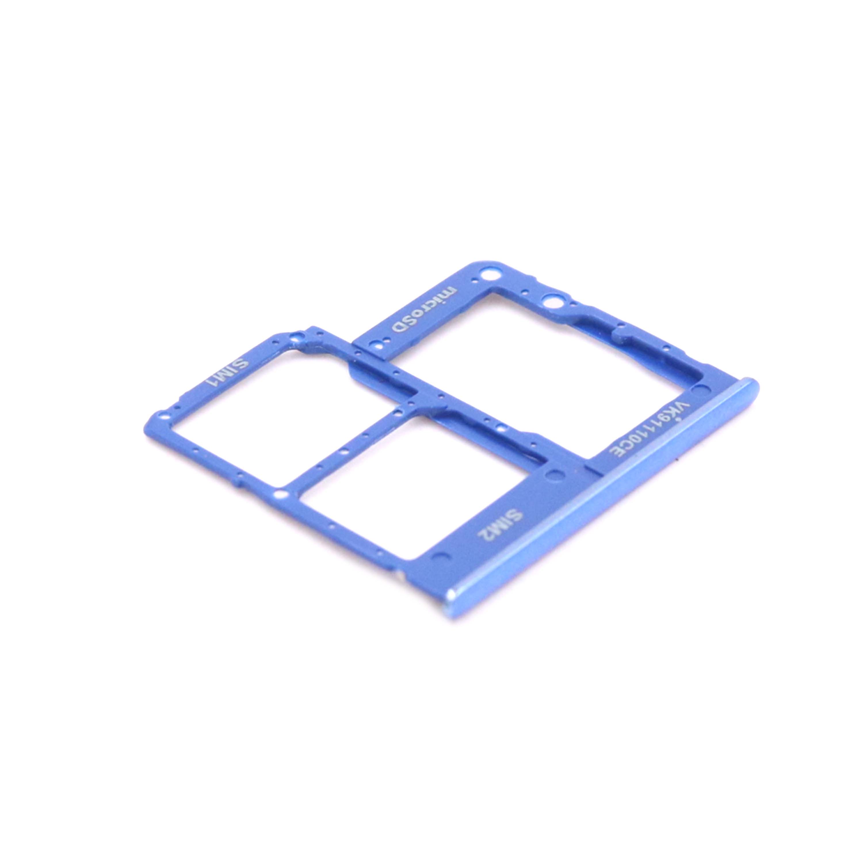 Nano Sim Card Tray For Samsung Galaxy A41 Blue OEM-Equivalent