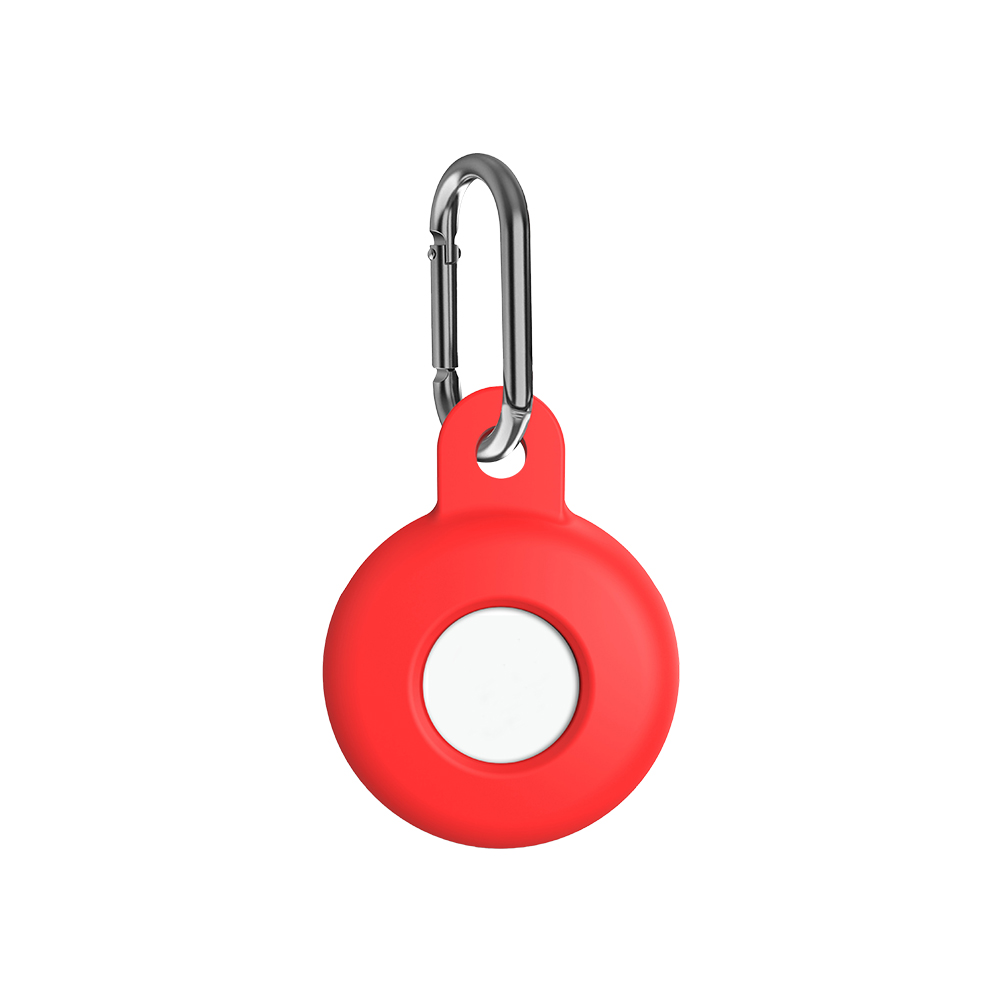 NOVANL SoftTouch Case For AirTag Red
