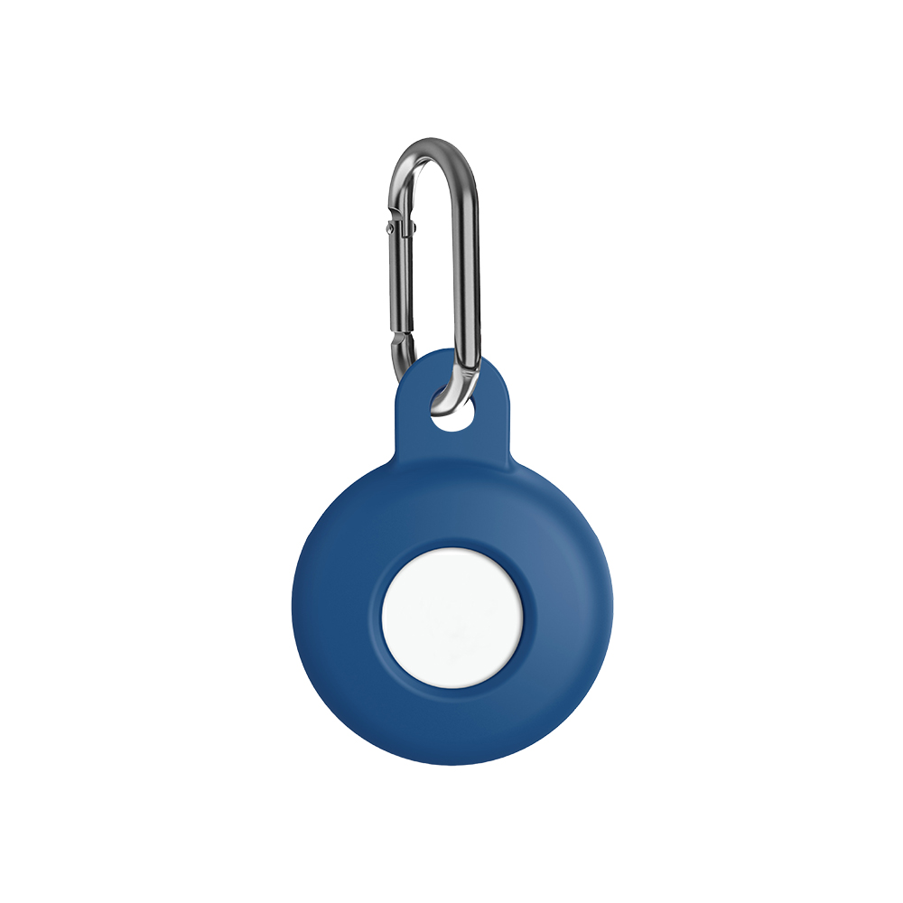NOVANL SoftTouch Case For AirTag Dark Blue
