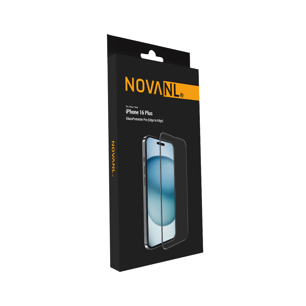 NOVANL GlassProtector Pro (Edge to Edge) For iPhone 15 Plus/16 Plus