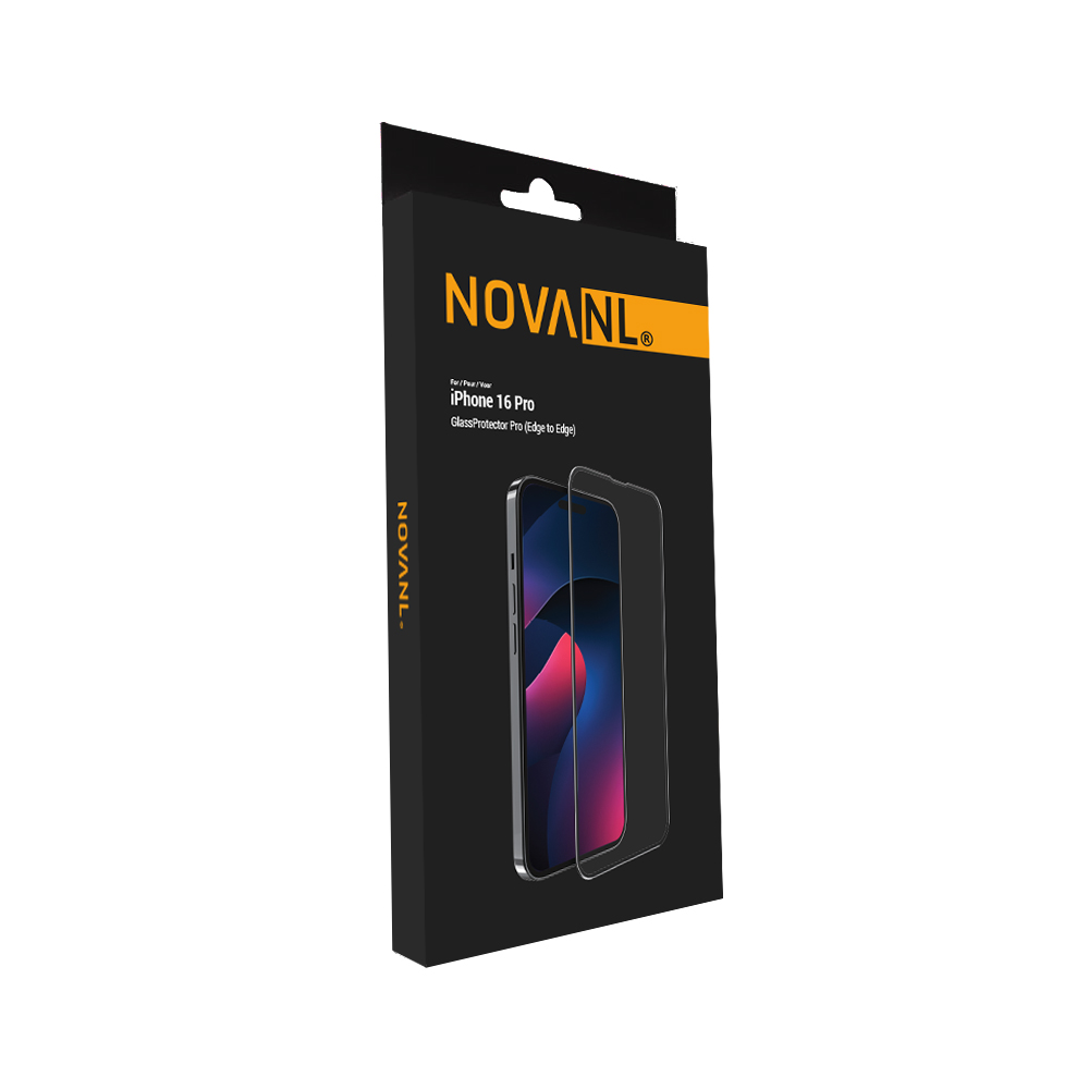 NOVANL GlassProtector Pro (Edge to Edge) For iPhone 16 Pro/iPhone 17