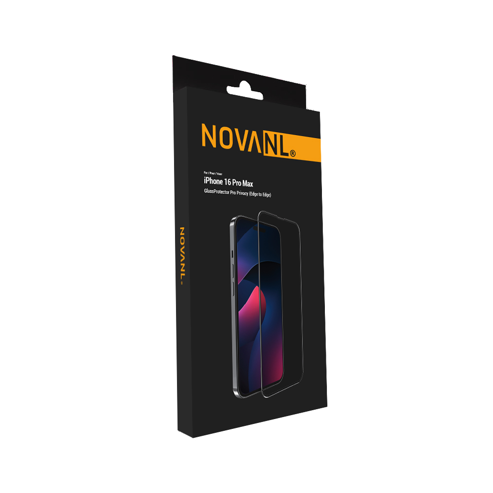 NOVANL GlassProtector Pro Privacy (Edge to Edge) For iPhone 16 Pro Max