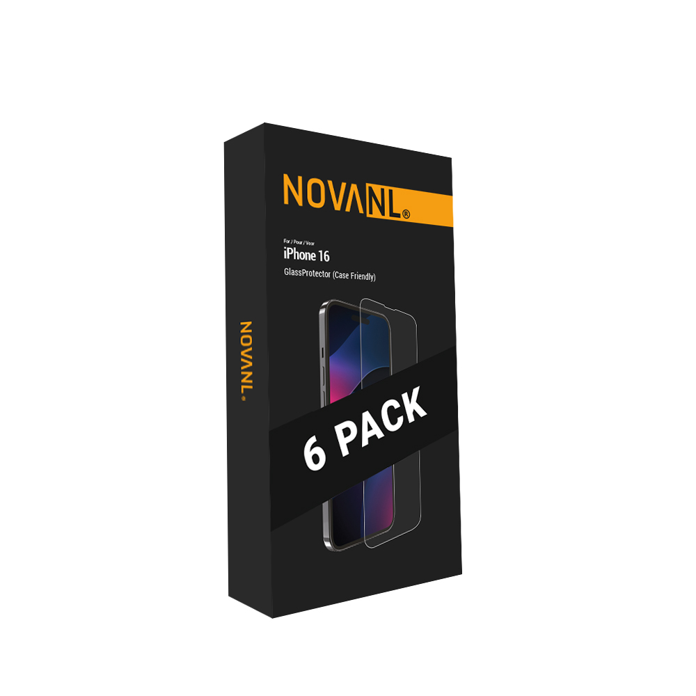 NOVANL GlassProtector (Case Friendly) (6 Pack) For iPhone 16