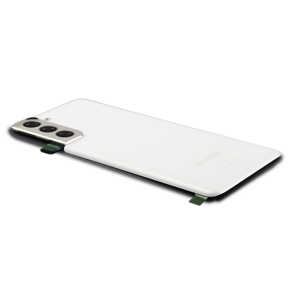 Back Cover For Samsung Galaxy S21 Silver White Service Pack