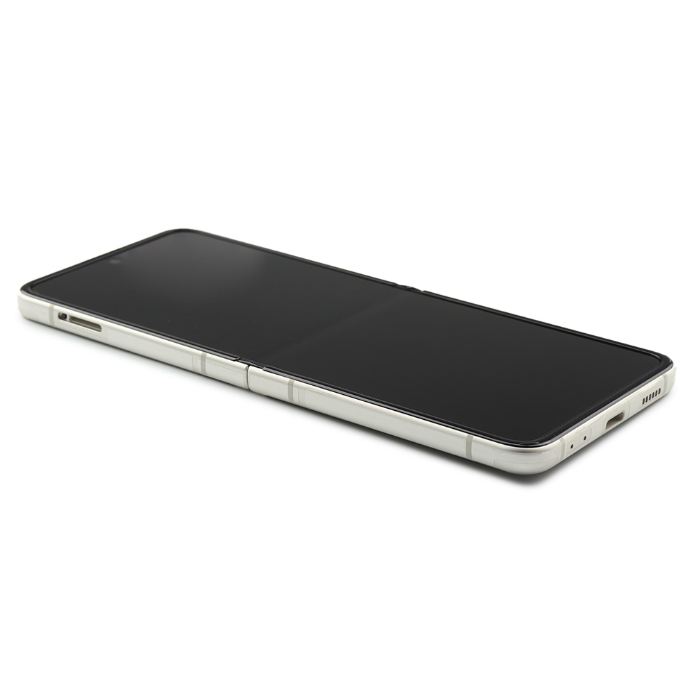 Display For Samsung Galaxy Z Flip 3 Cream Service Pack