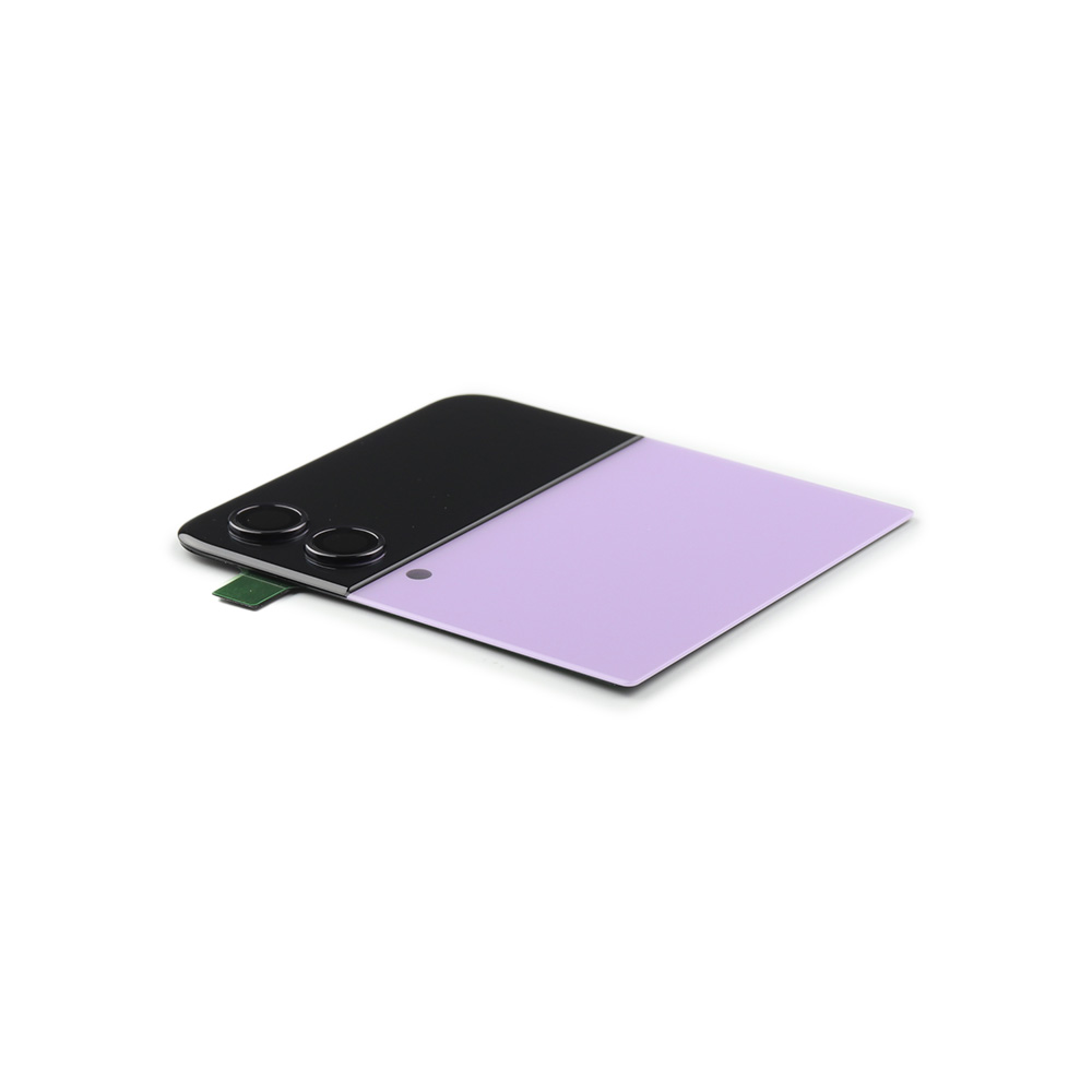 Backcover with Display For Samsung Galaxy Z Flip4 Purple Service Pack
