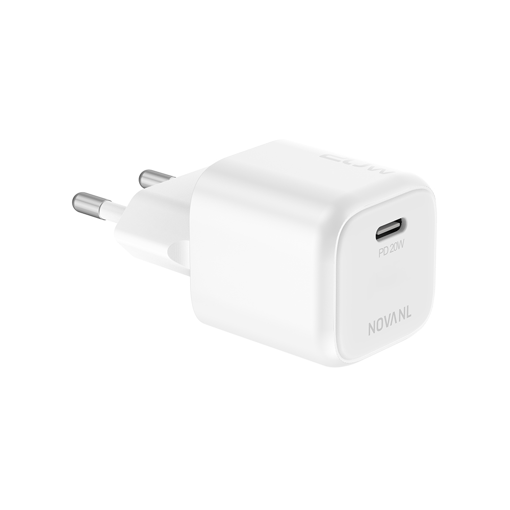 NOVANL GaNCharge 20W (USB-C) Wall Charger White