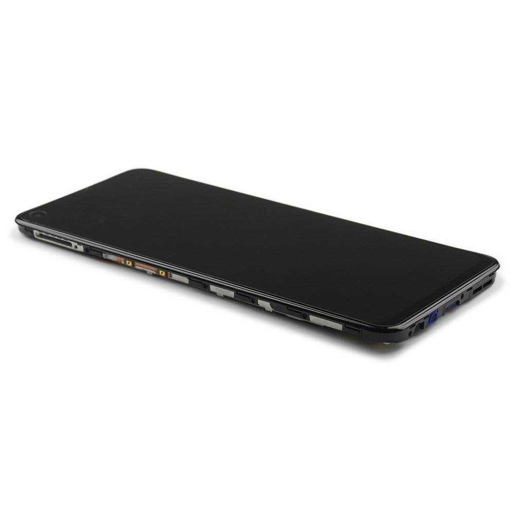 Display Complete With Housing For Realme 9 4G Black Service Pack