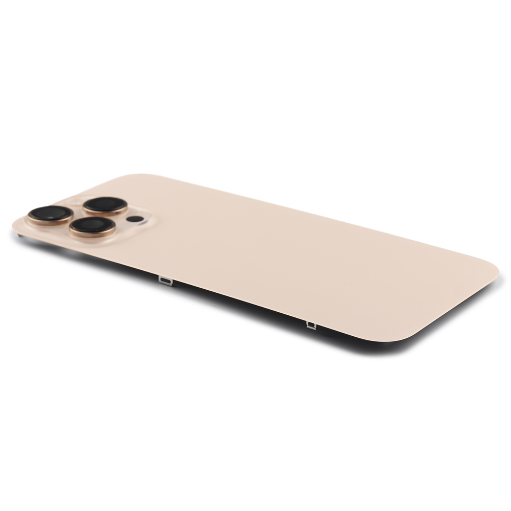 Back Cover incl. Camera lens, Flash Light and Wireless Charging For iPhone 16 Pro Max Desert Titanium Pulled