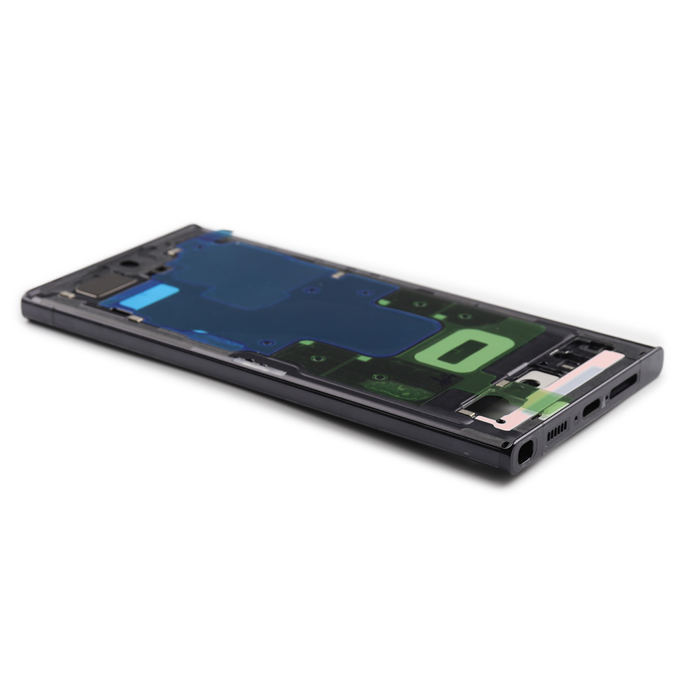 Middle Frame For Samsung Galaxy S23 Ultra (SM-S918B) Phantom Black Service Pack