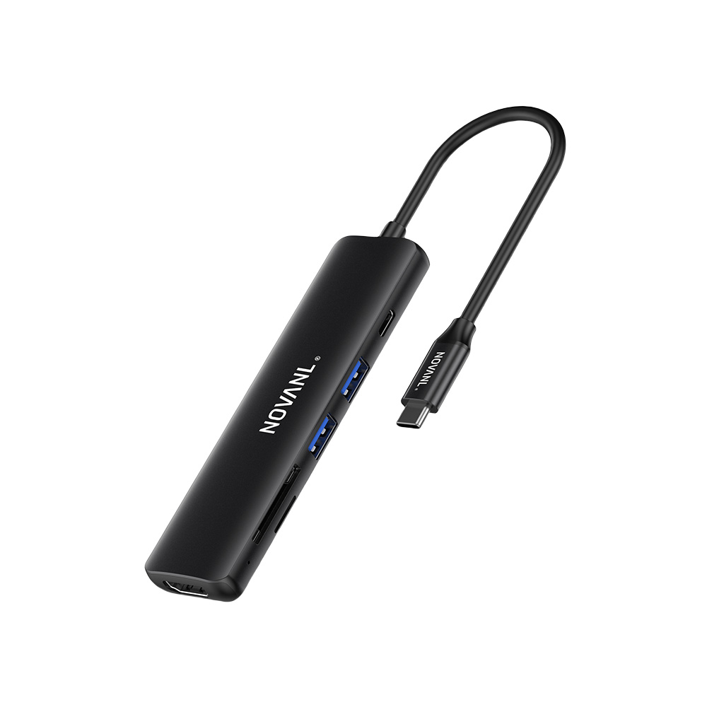 NOVANL Multifunction 7-in-1 HDMI Hub USB-C