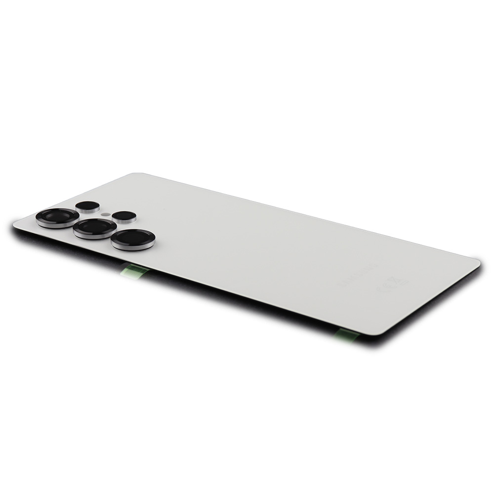 Back Cover For Samsung Galaxy S25 Ultra (SM-S938B) Titanium White Silver Service Pack