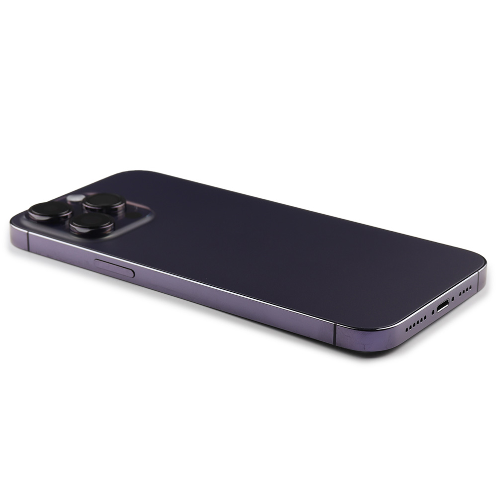 Rear Housing with small parts For iPhone 14 Pro Max Purple Pulled B