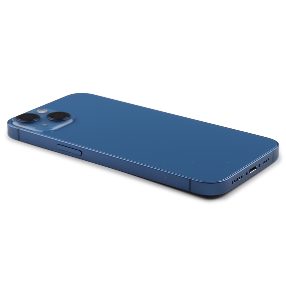 Rear Housing with small parts (EU Version) For iPhone 13 Blue Pulled B
