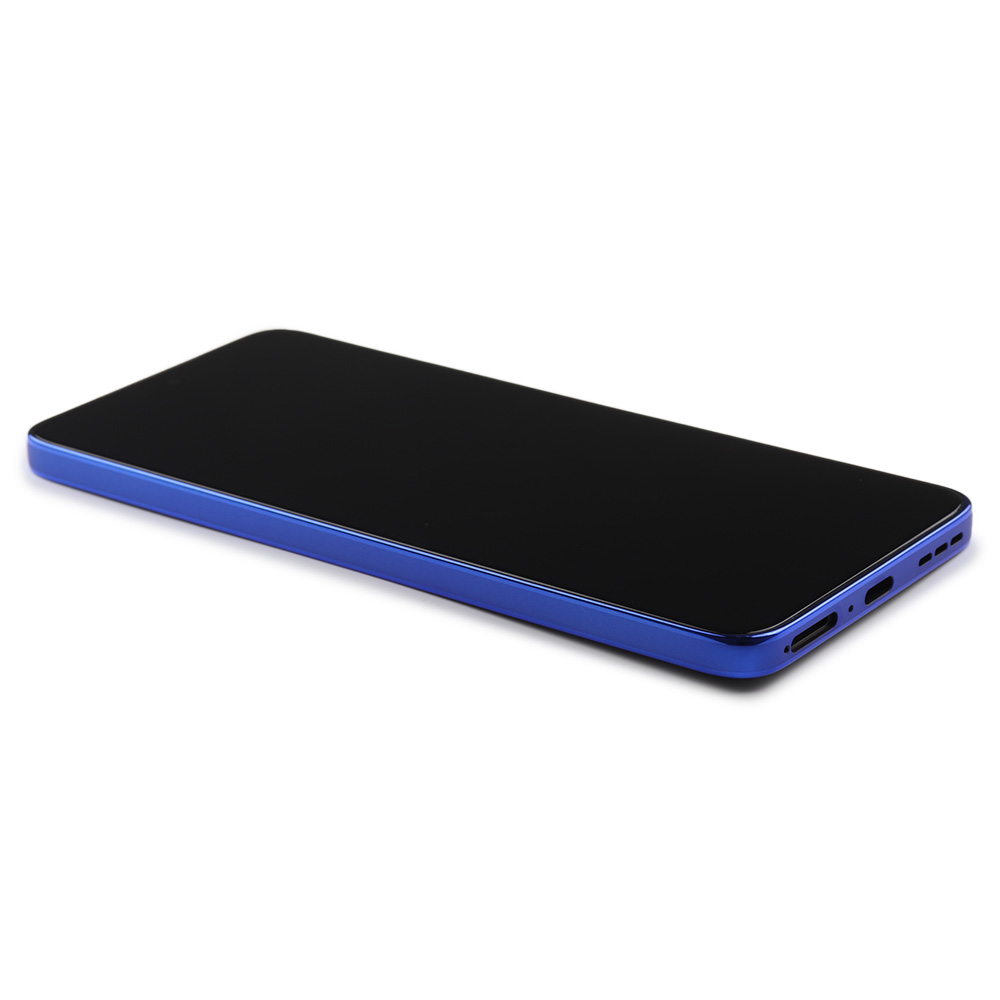 Display Complete With Housing For Motorola Moto Edge 50 Neo Nautical Blue Service Pack