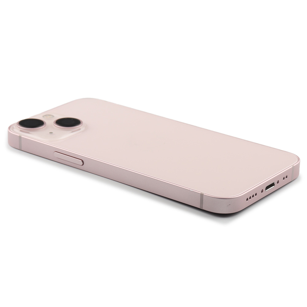 Rear Housing with small parts (EU Version) For iPhone 13 Mini Pink Pulled B