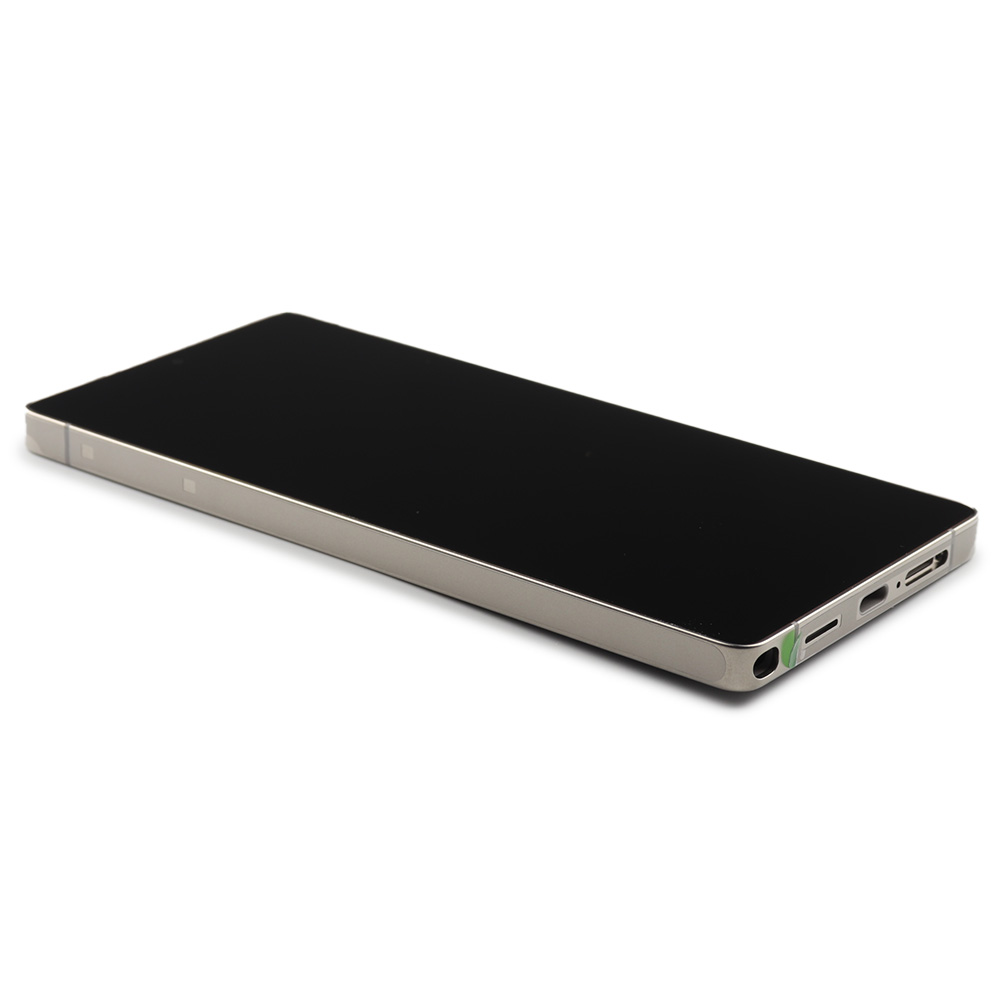 Display (Pre-Assembled) Complete with Housing For Samsung Galaxy S25 Ultra (SM-S938B) Titanium Silver Service Pack