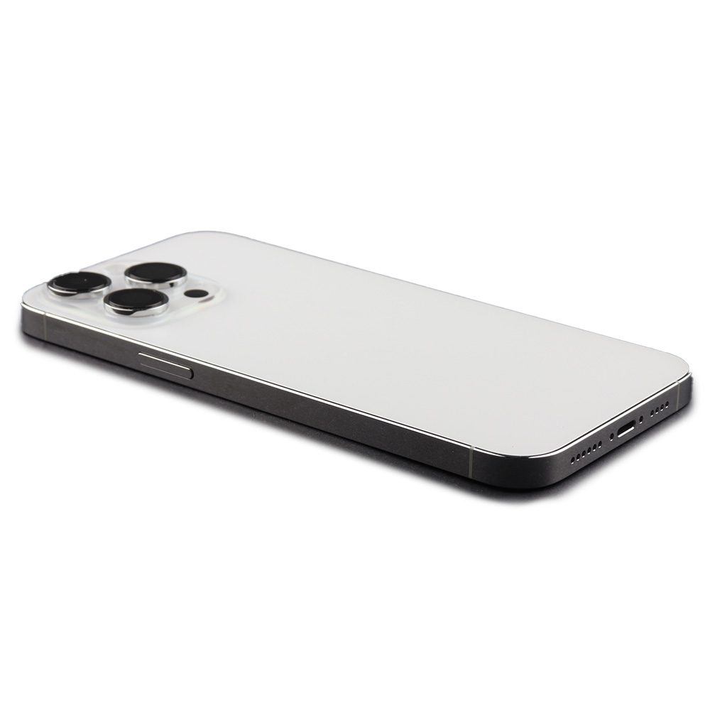 Rear Housing with small parts For iPhone 14 Pro Max White Pulled B
