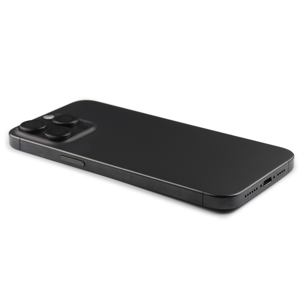 Rear Housing with small parts For iPhone 15 Pro Max (EU Version) Black Titanium Pulled B