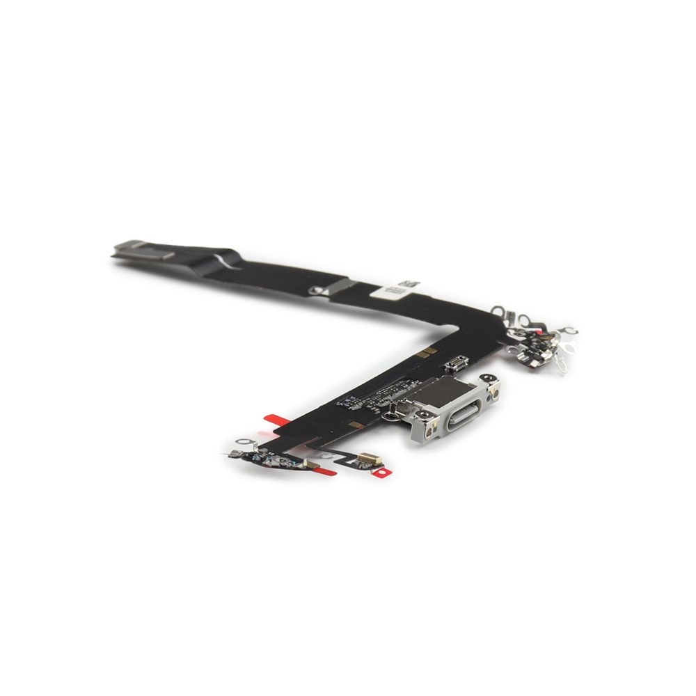 Charging Board For iPhone 16 Plus White OEM-Equivalent