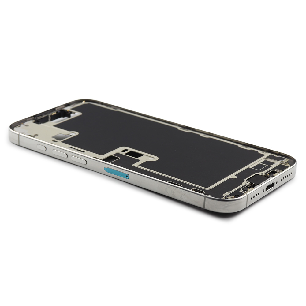 Middle Frame With Power And Volume Button For iPhone 16 Pro Max (EU Version) White Titanium Pulled