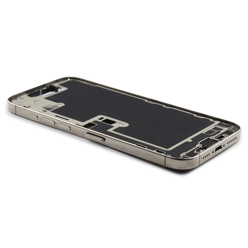 Middle Frame With Power And Volume Button For iPhone 16 Pro Max (EU Version) Natural Titanium Pulled