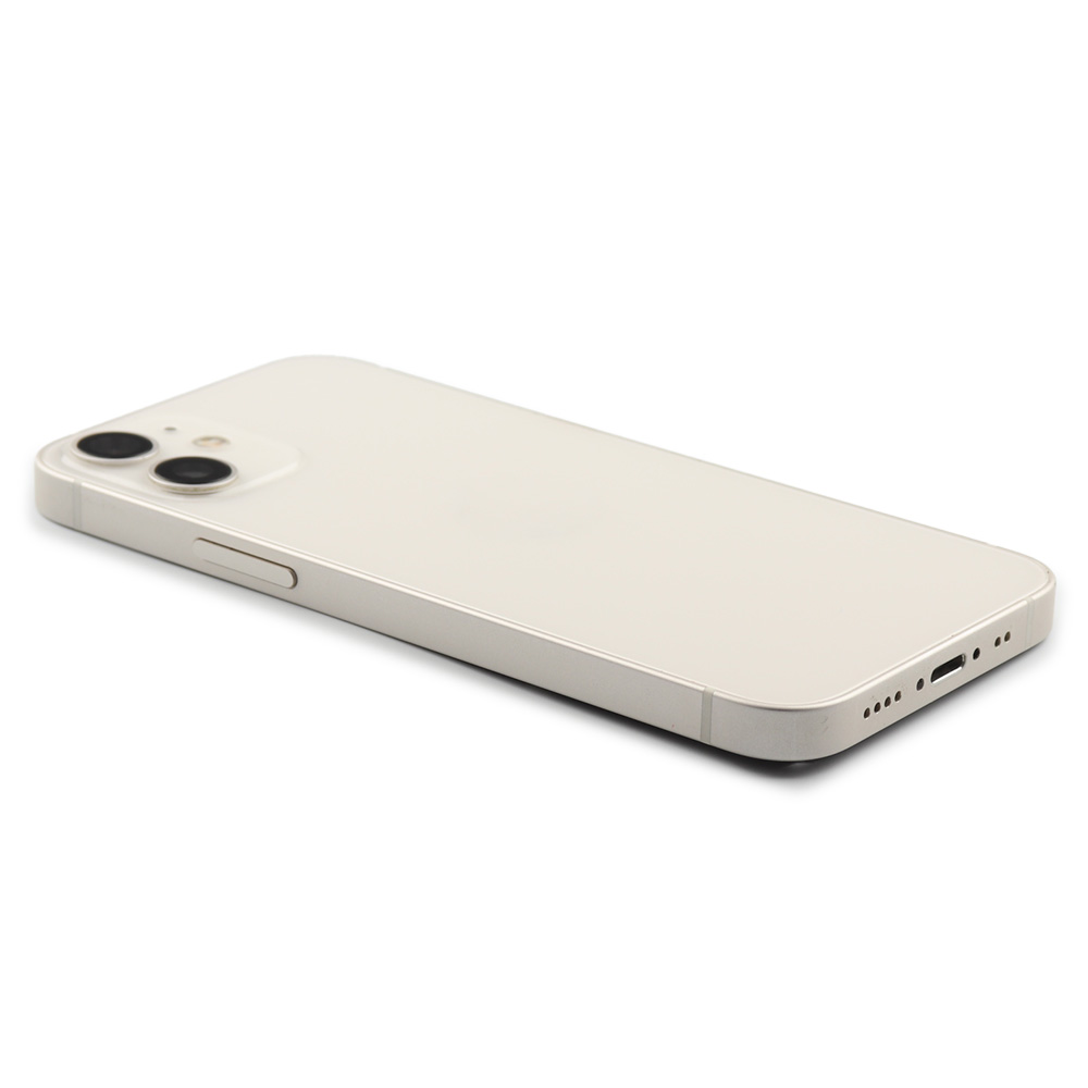 Rear Housing With Parts (EU Version) For iPhone 12 Mini White Pulled B
