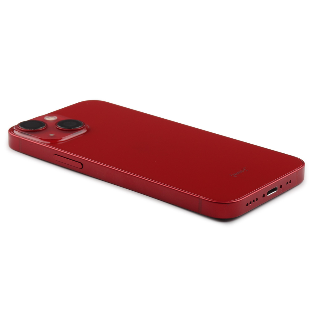 Rear Housing with small parts (EU Version) For iPhone 13 Mini Red Pulled B