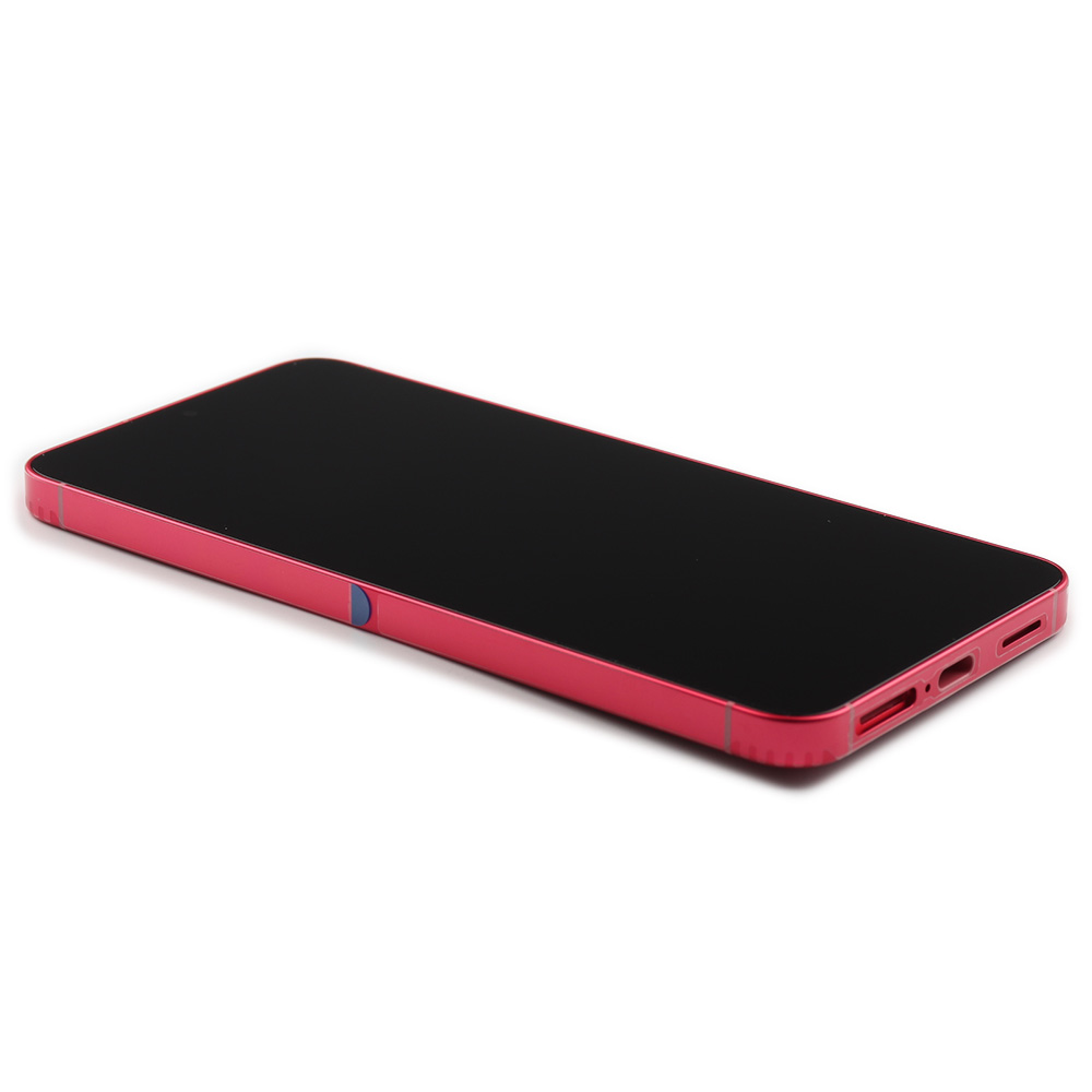 Display (Pre-assembled) Complete with Housing For Samsung Galaxy S25 (SM-S931B) Coral Red Service Pack