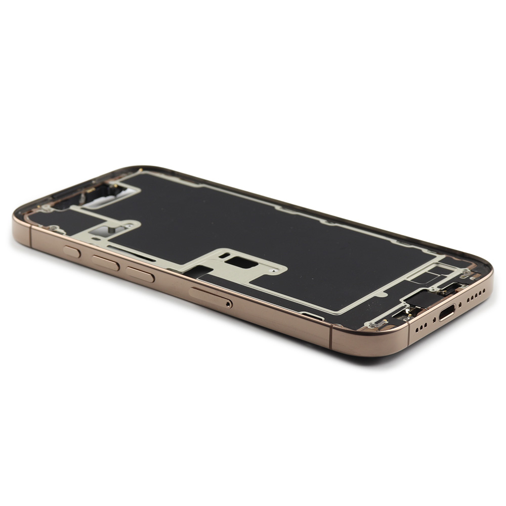 Middle Frame With Power And Volume Button For iPhone 16 Pro (EU Version) Desert Titanium Pulled