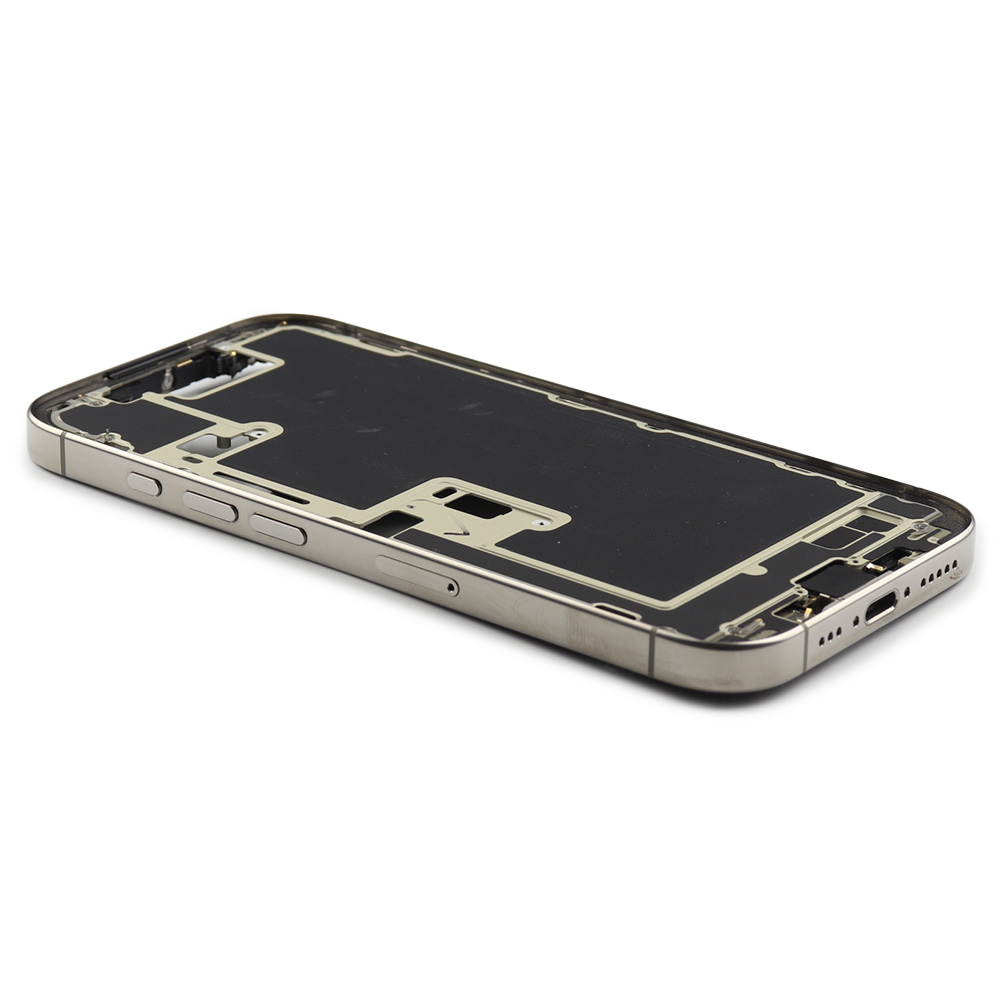 Middle Frame With Power And Volume Button For iPhone 16 Pro (EU Version) Natural Titanium Pulled