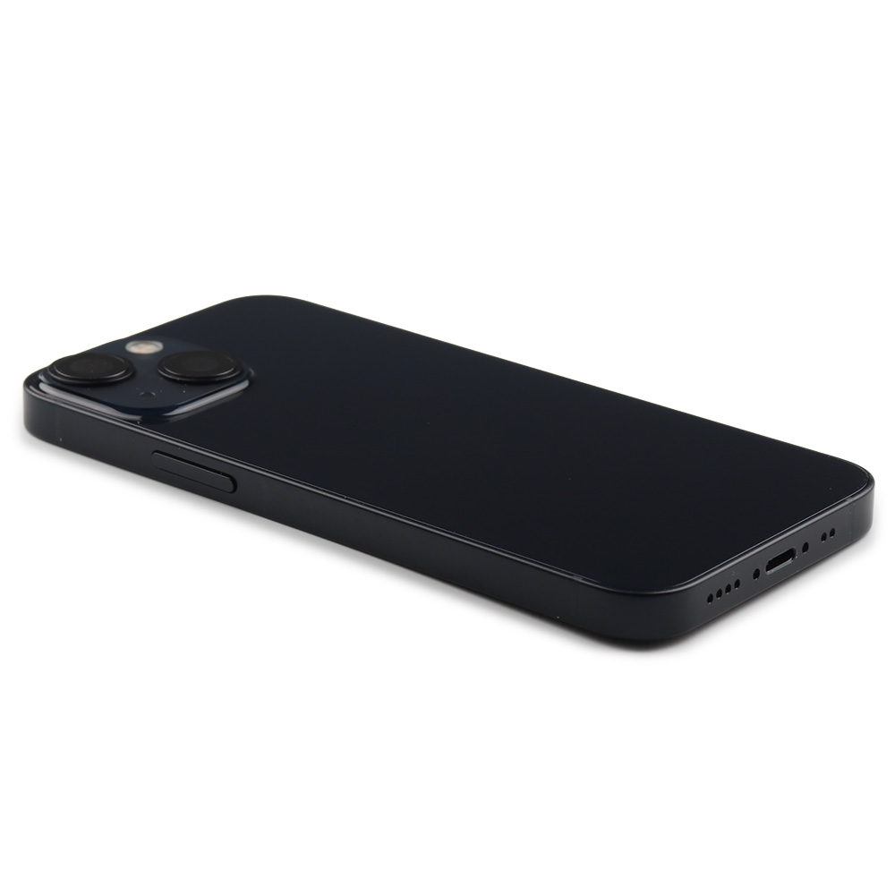 Rear Housing with small parts (EU Version) For iPhone 13 Mini Black Pulled B