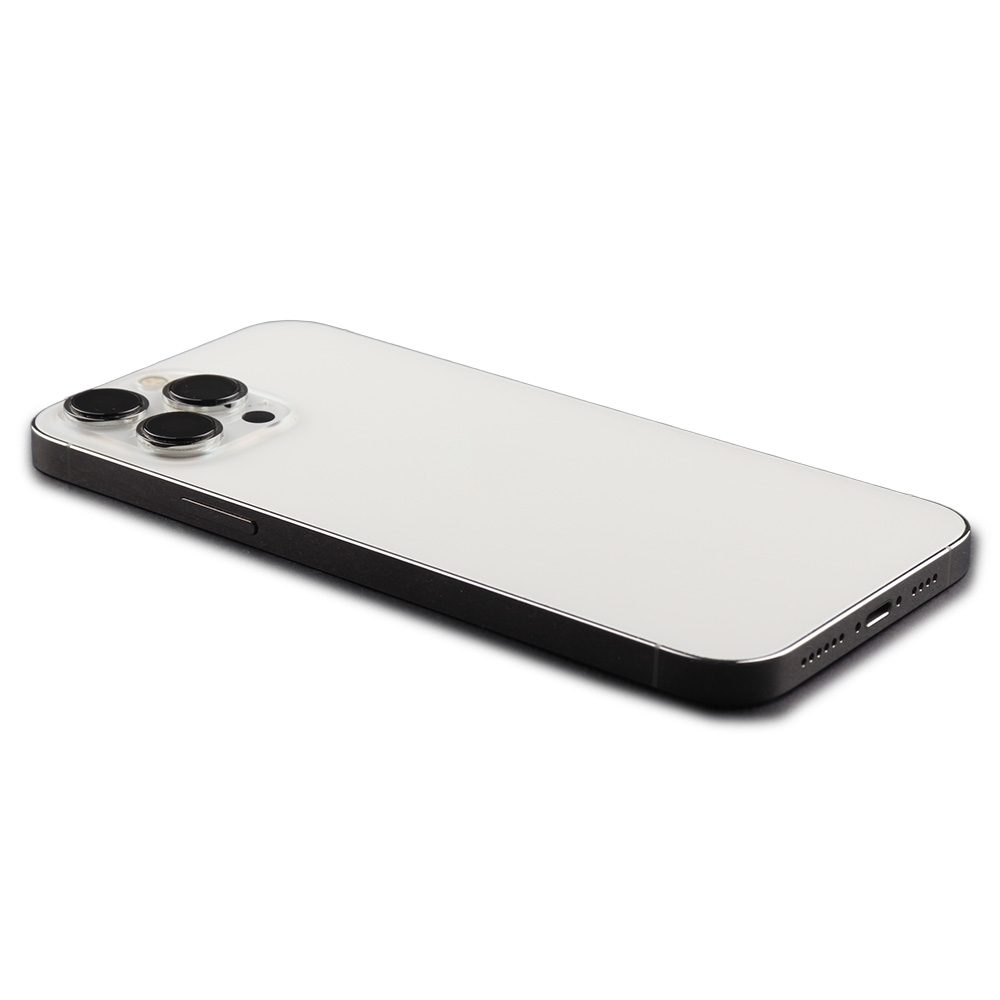 Rear Housing with small parts (EU Version) For iPhone 13 Pro Max Silver Pulled B
