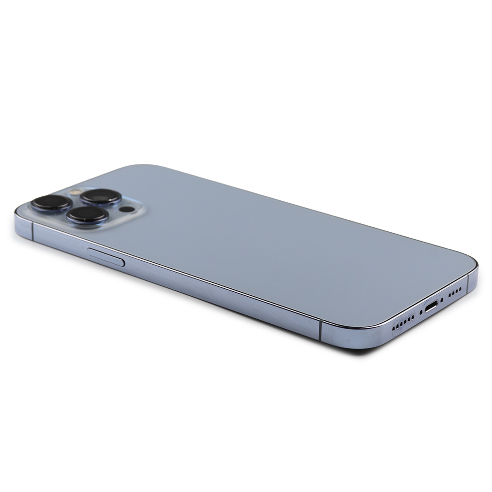 Rear Housing with small parts (EU Version) For iPhone 13 Pro Max Blue Pulled B