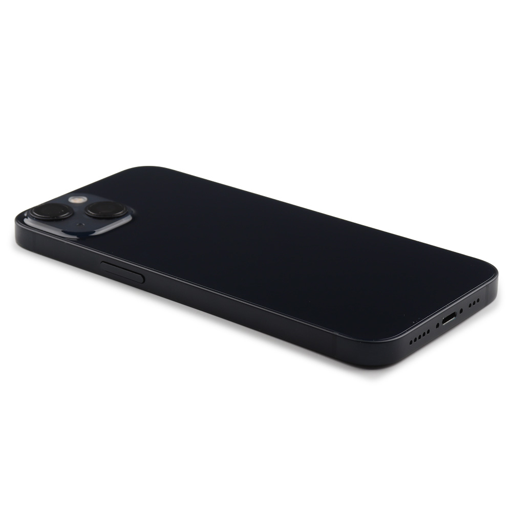 Rear Housing with small parts (EU Version) For iPhone 13 Black Pulled B