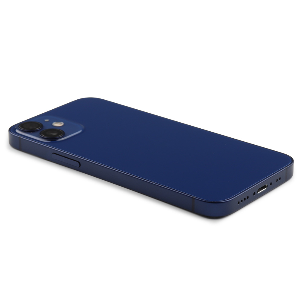 Rear Housing With Parts (EU Version) For iPhone 12 Mini Blue Pulled B