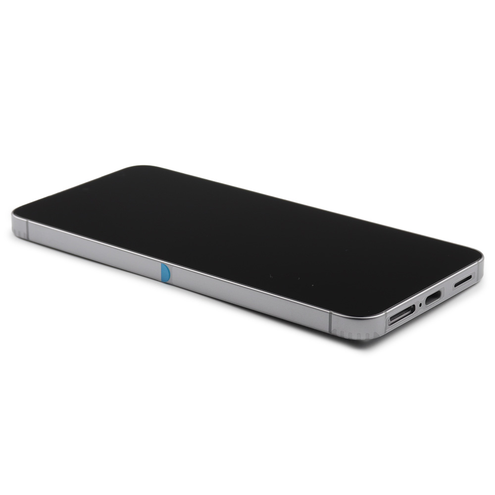 Display (Pre-Assembled) Complete with Housing For Samsung Galaxy S25 (SM-S931B) Silver Shadow Service Pack