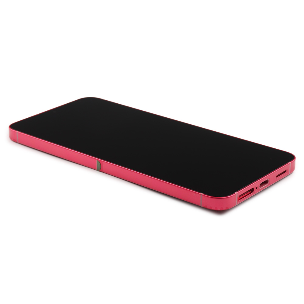 Display Complete with Housing For Samsung Galaxy S25 Plus (SM-S936B) Coral Red Service Pack