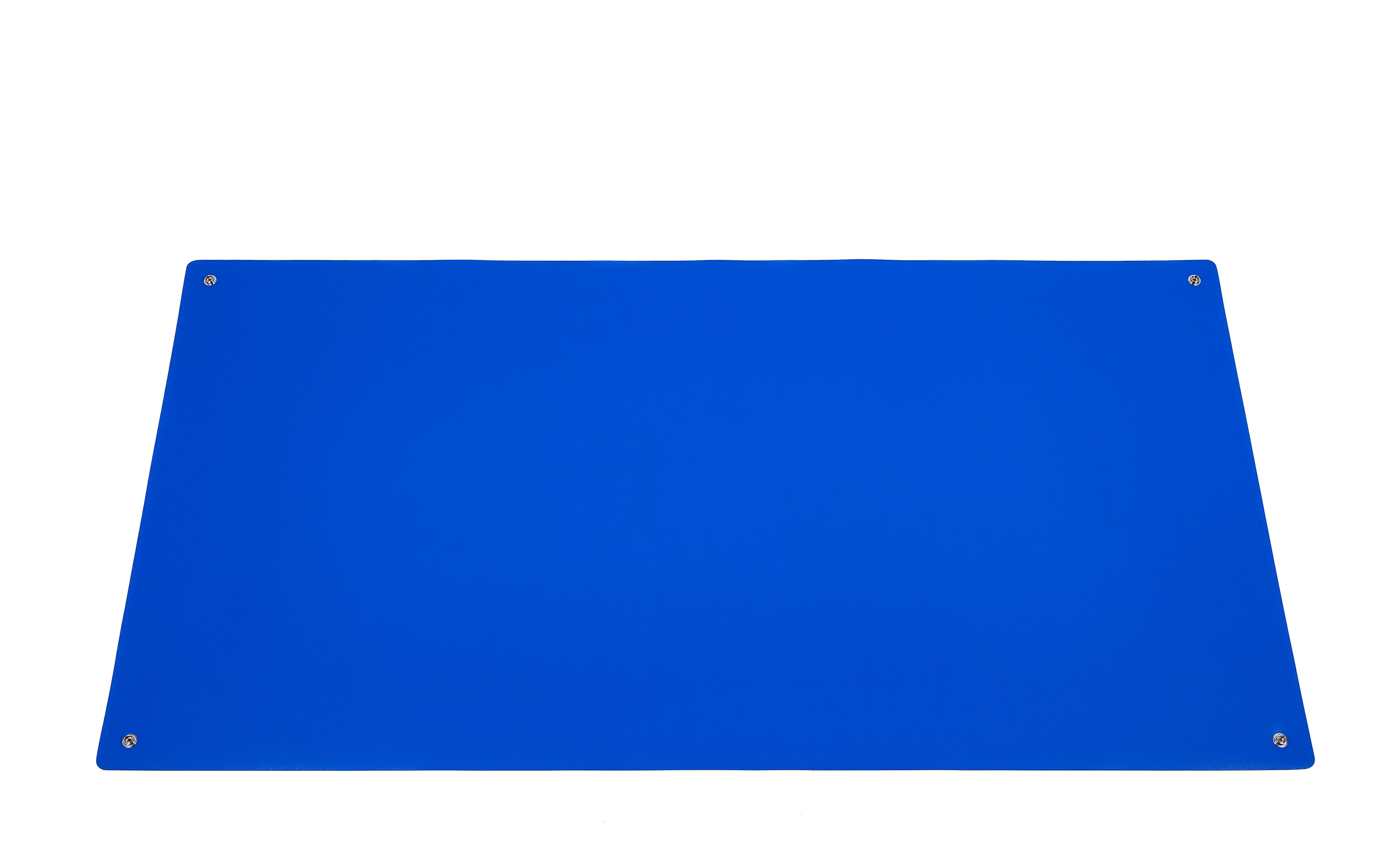 Premium ESD Rubber Table Mat with 4×10mm Studs 1200mm x 610mm Royal Blue