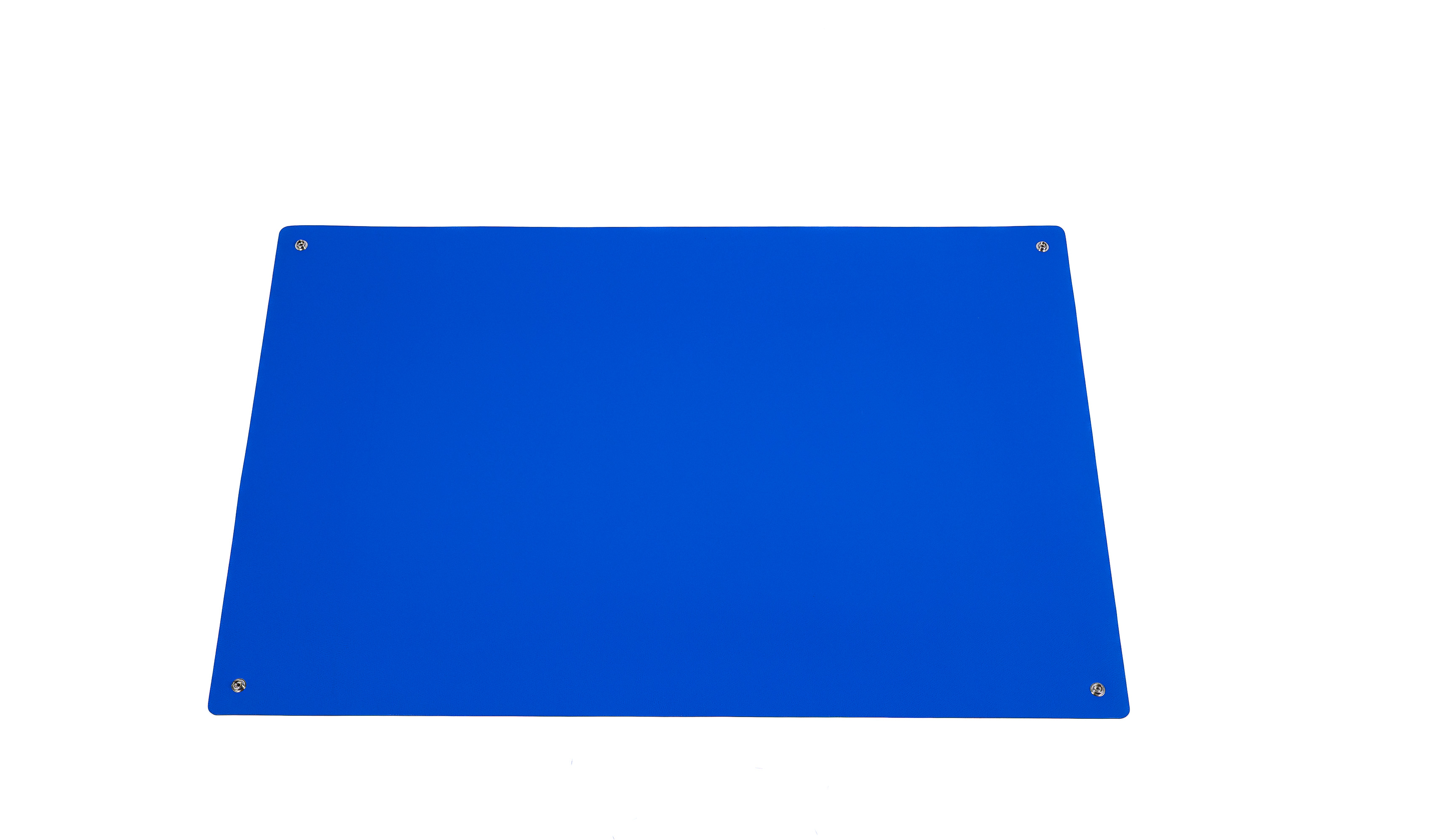 Premium ESD Rubber Table Mat with 4×10mm Studs 900mm x 610mm Royal Blue