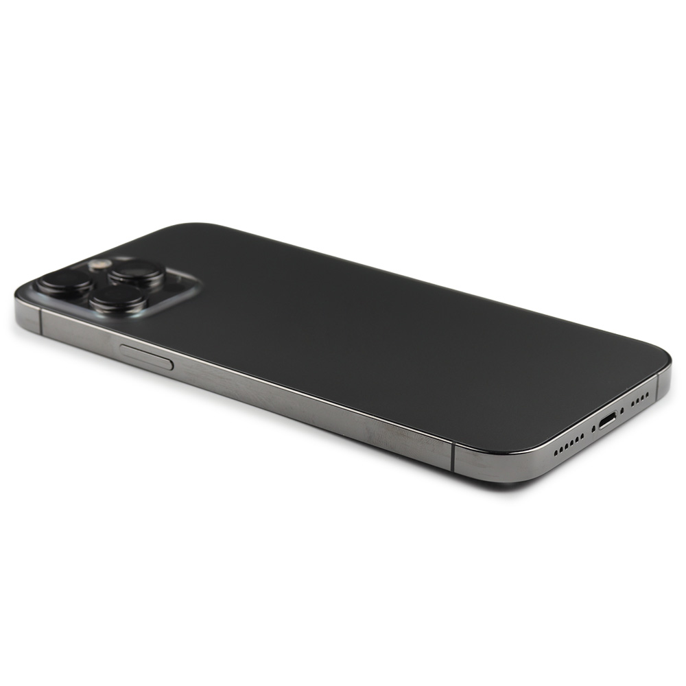 Rear Housing with small parts (EU Version) For iPhone 13 Pro Max Black Pulled B