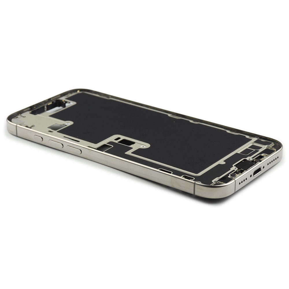 Middle Frame With Power And Volume Button (US Version) For iPhone 16 Pro Max Natural Titanium Pulled