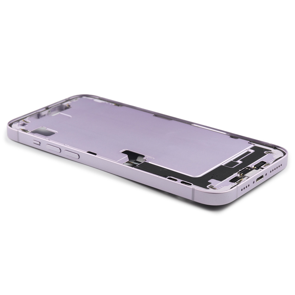 Middle Frame (US Version) For iPhone 14 Plus Purple Pulled