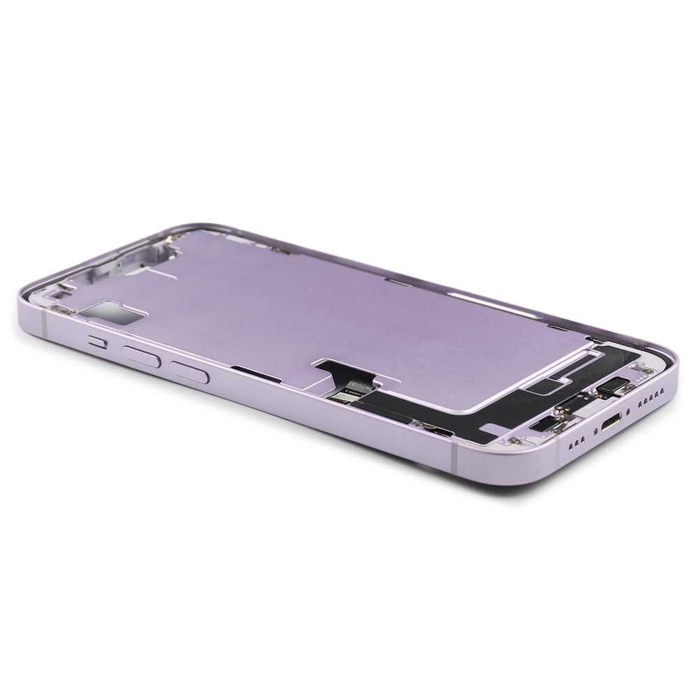 Middle Frame (US Version) For iPhone 14 Purple Pulled