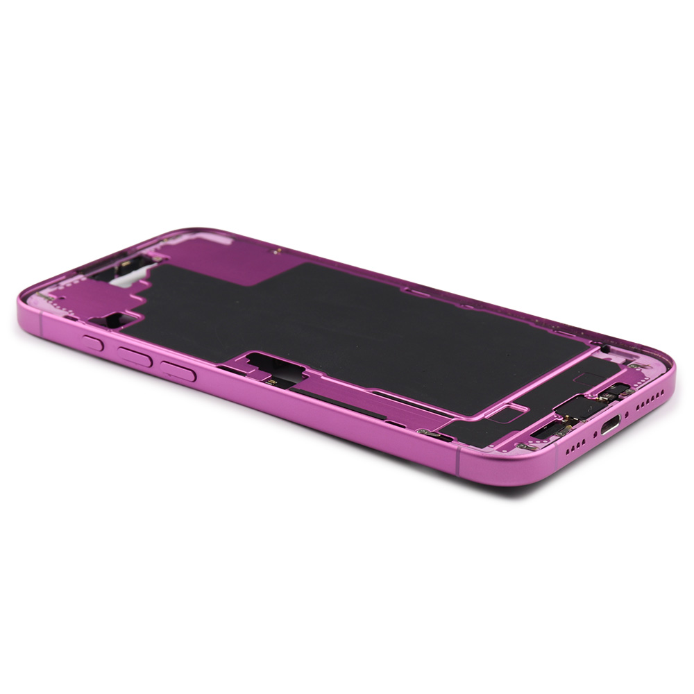 Middle Frame With Power And Volume Button (US Version) For iPhone 16 Plus Pink Pulled