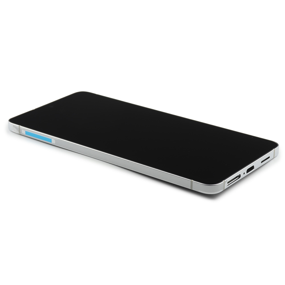 Display Complete with Housing For Samsung Galaxy S25 Edge (SM-S937B) Titanium Silver Service Pack