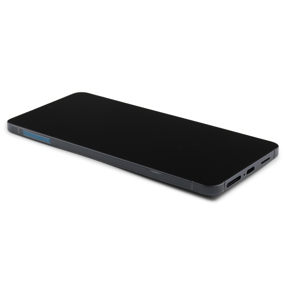 Display Complete with Housing For Samsung Galaxy S25 Edge (SM-S937B) Titanium Black Service Pack