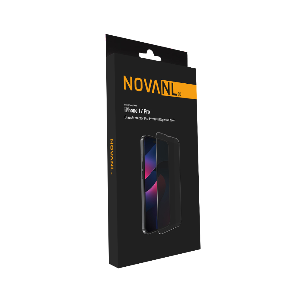 NOVANL GlassProtector Pro Privacy (Edge to Edge) For iPhone 17 Pro
