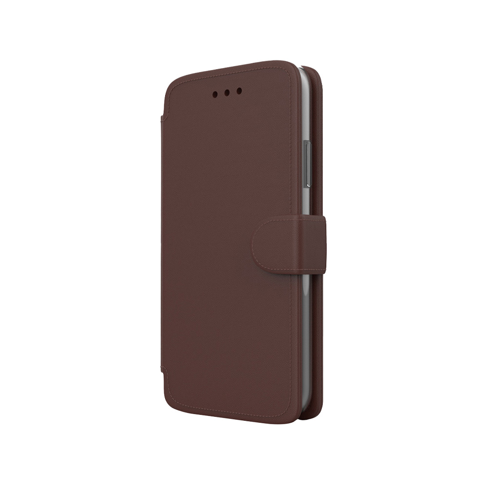 NOVANL BookMate Case For iPhone 17 Pro Brown